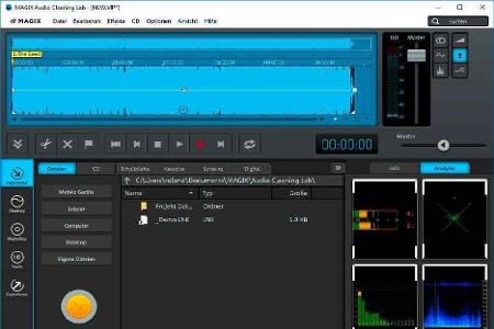 Das Magix-Tools Audio Cleaning Lab dient der Digitalisierung analoger Musikmedien.